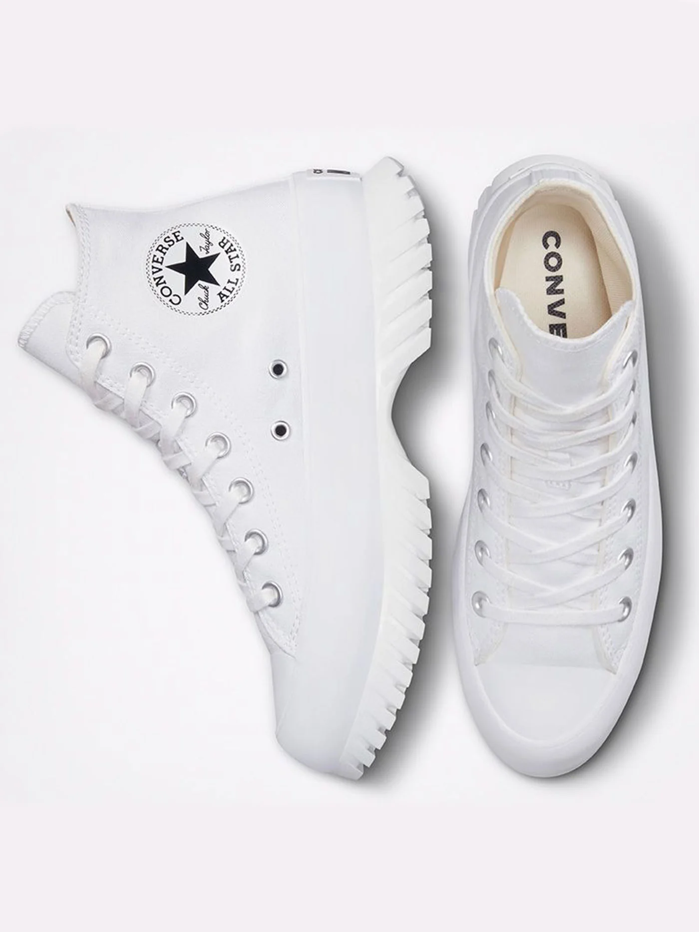 All Star Lugged 2.0 Platform White/Egret/White Shoes - Image 4