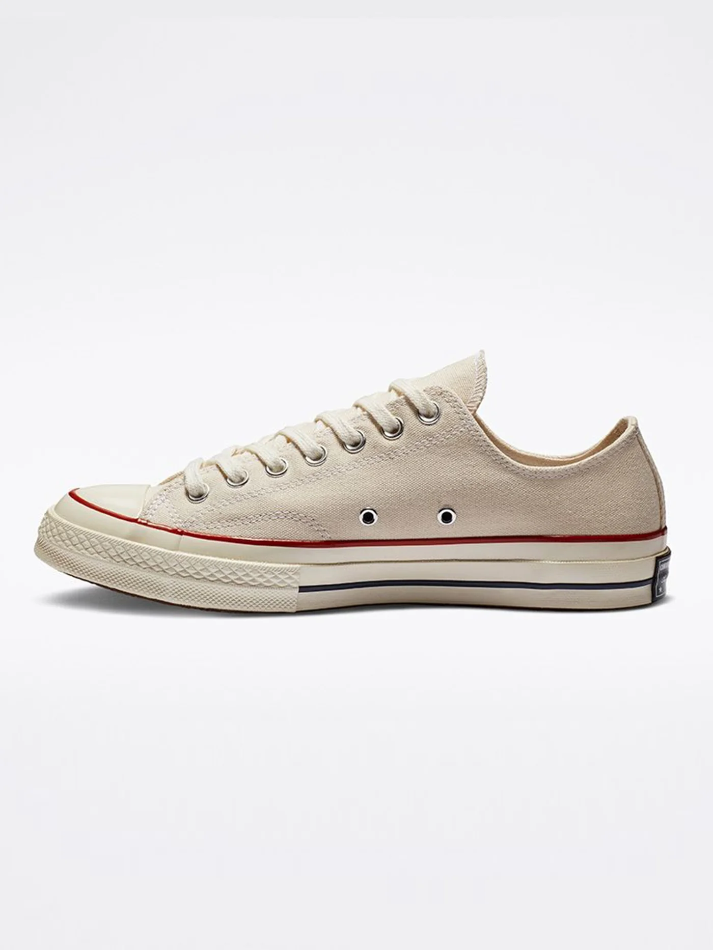 Chuck 70 Low Parchment/Garnet/Egret Shoes - Image 3