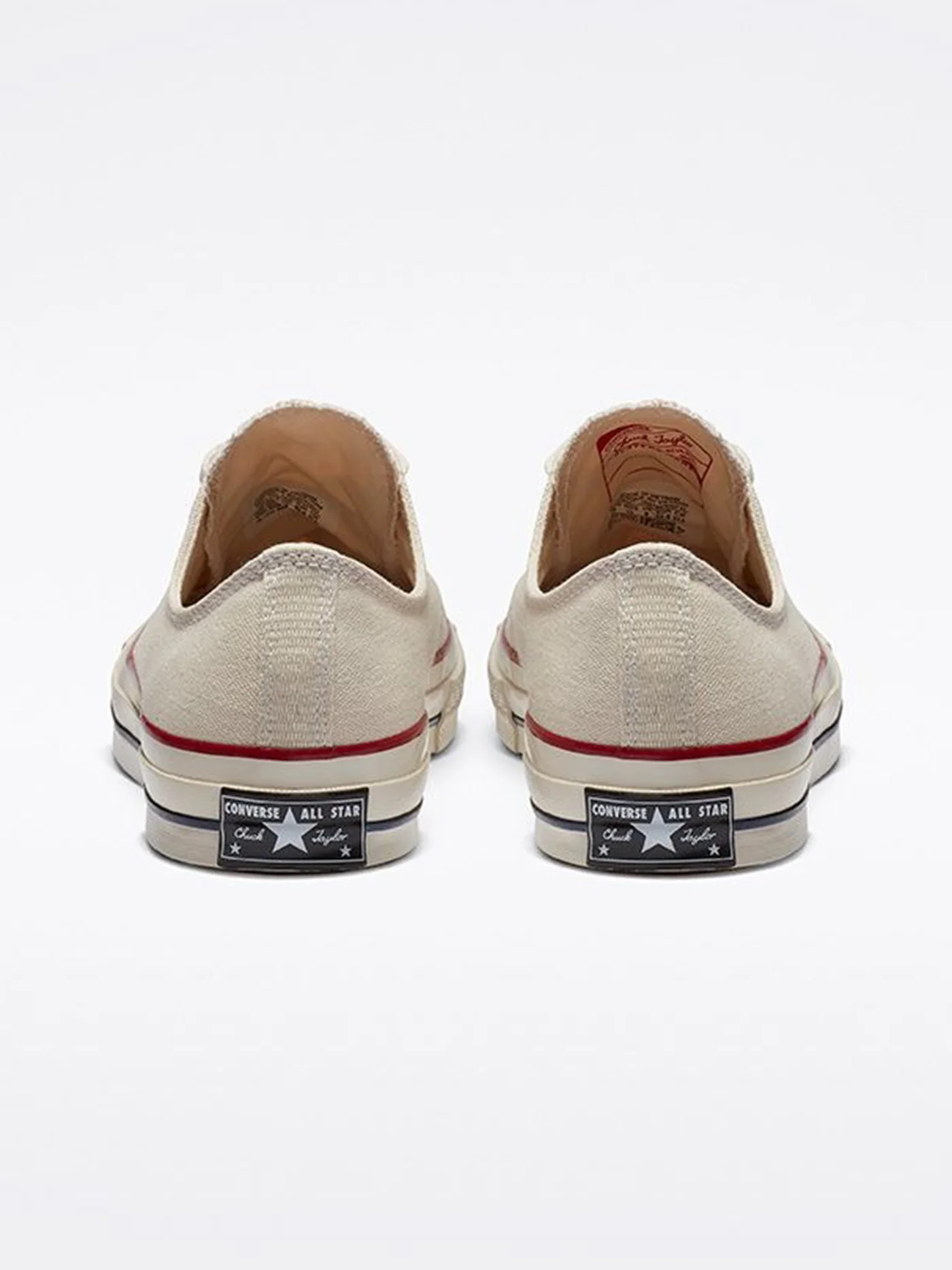 Chuck 70 Low Parchment/Garnet/Egret Shoes - Image 4