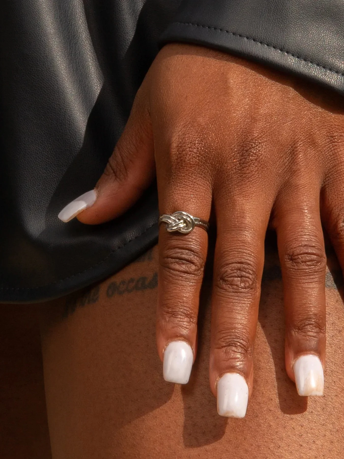 Avec Noeud Argent Ring - Image 3