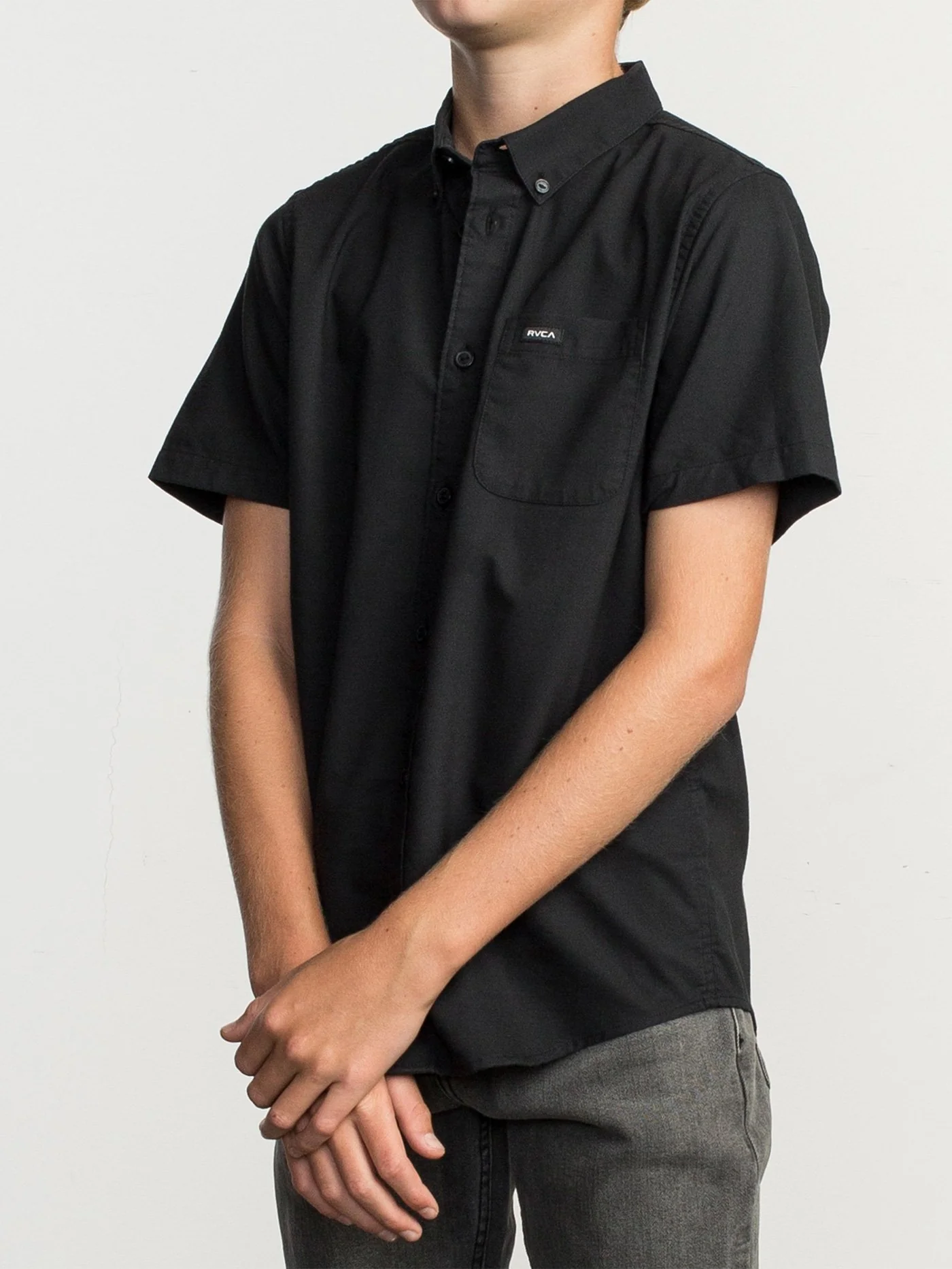 That'll Do Stretch Short Sleeve Buttondown Shirt (Boys 7-14) - Image 10