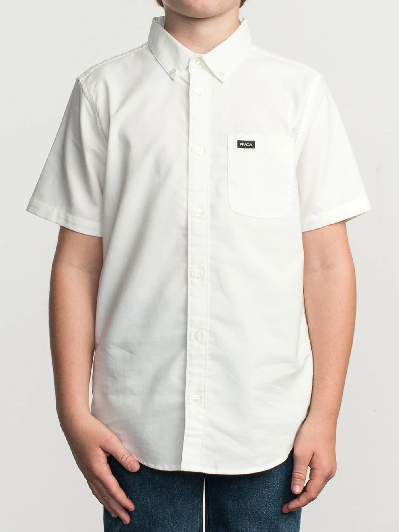 That'll Do Stretch Short Sleeve Buttondown Shirt (Boys 7-14) - Image 5