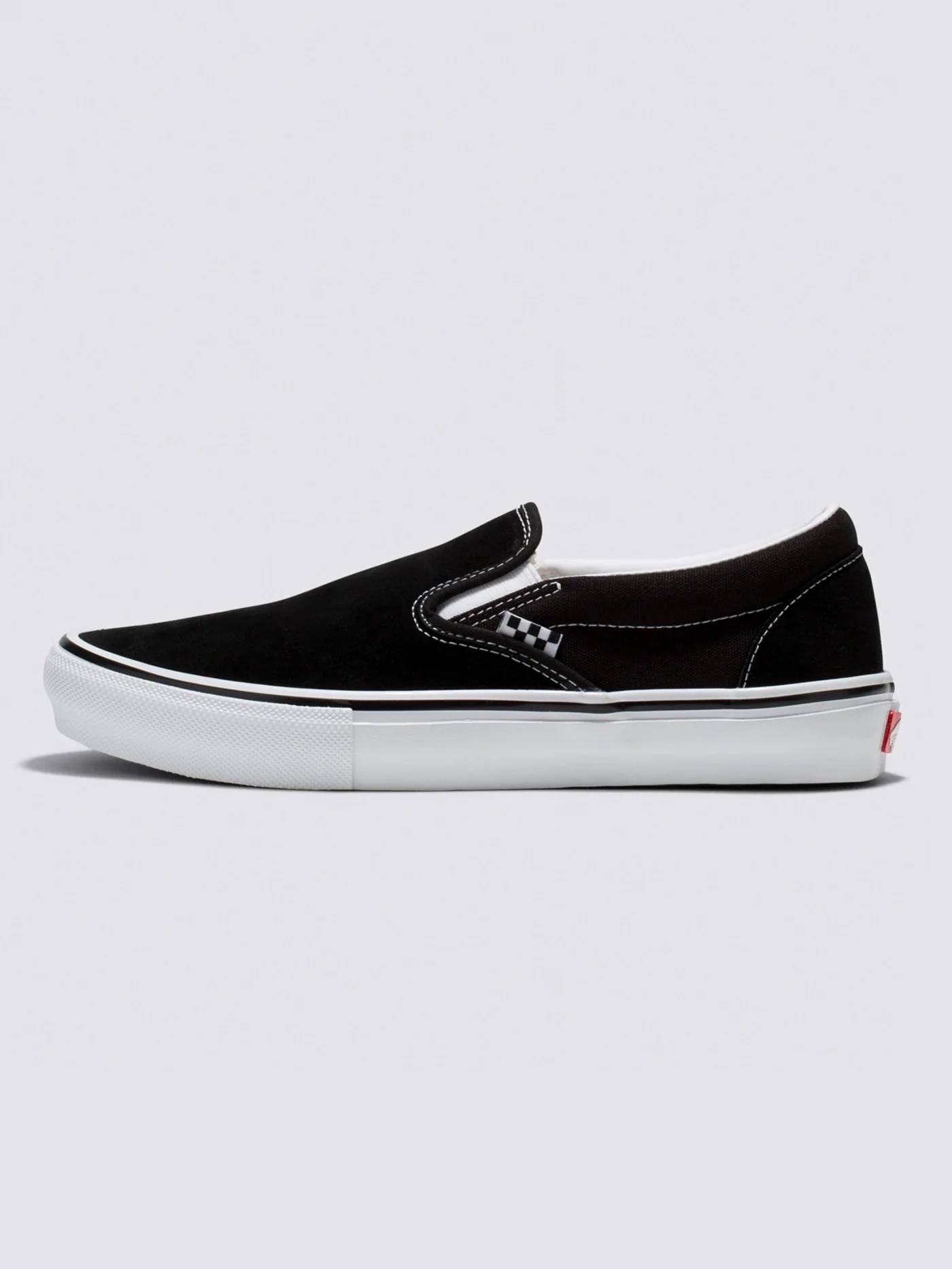 Skate Slip-On Black/White Shoes - Image 3