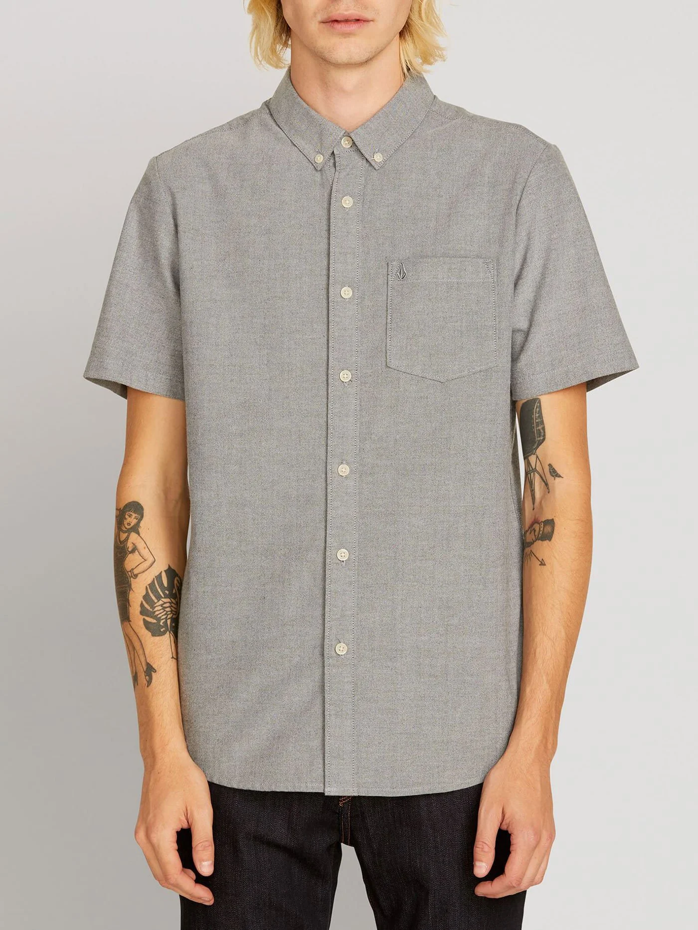 Everett Oxford Short Sleeve Buttondown Shirt - Image 3